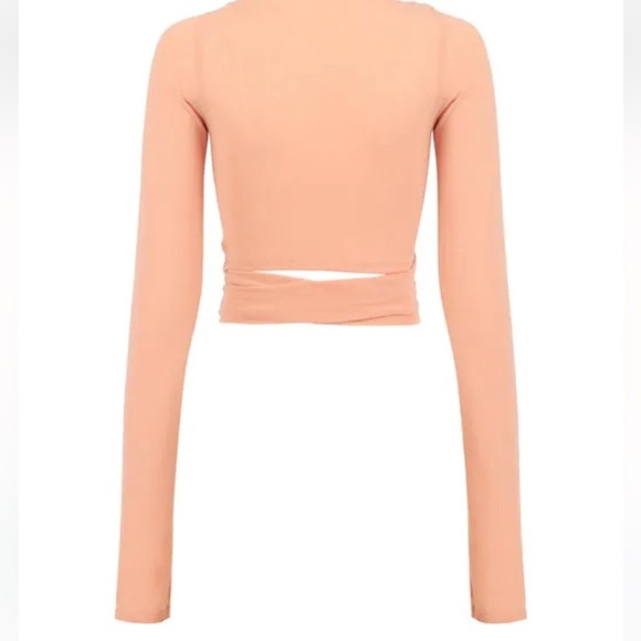 LAINA Rauma szM Superfine Jersey Wrap Top - Picture 7 of 9